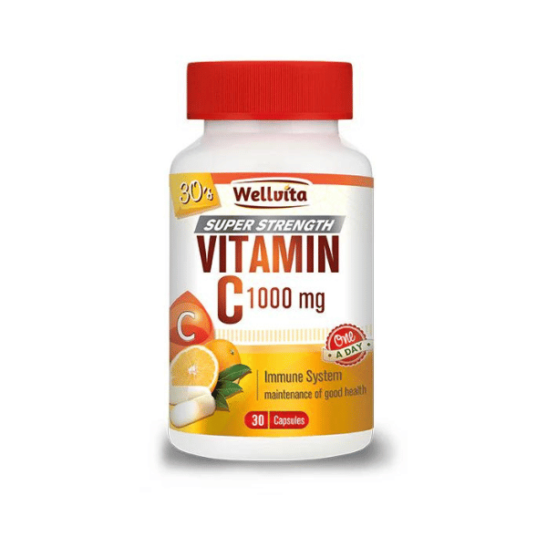 Wellvita Vitamin C 1000Mg Capsules
