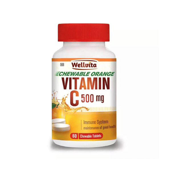 Wellvita Vitamin C 500Mg Chewable