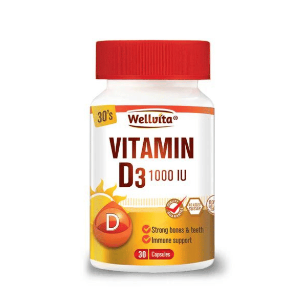 Wellvita Vitamin D3 1000Iu