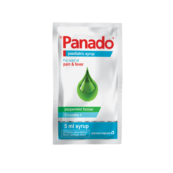 Panado Paediatric Syrup Peppermint 5ml Sachet