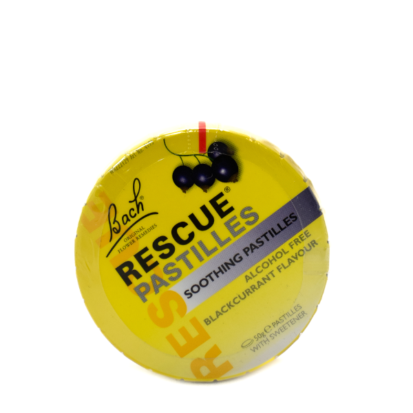 Bach Rescue Blackcurrant Pastilles 50G