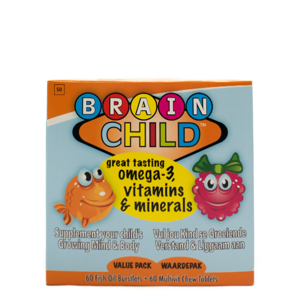 Natura Brainchild Omega Multivitamin Combo 60+60