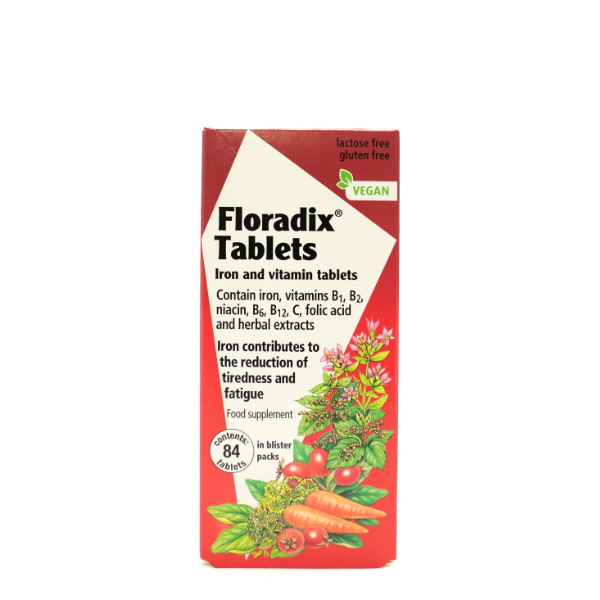 Brunel Floradix Iron Tabs 84