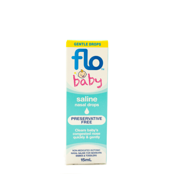 Csh Flo Baby Saline Nasal Drops 15Ml