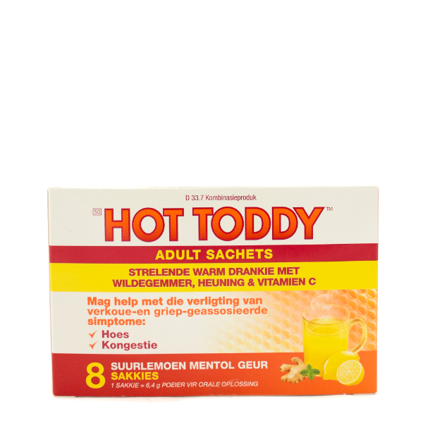 Brunel Hot Toddy Adult Cold&Flu Sac 8
