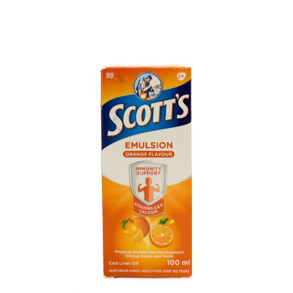 Gsk Scotts Emulsion Orange Syr 100Ml