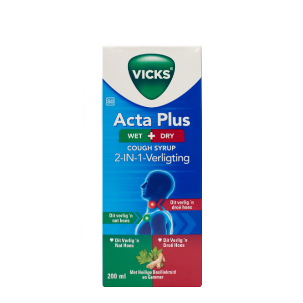 P&G Vicks Acta Plus Wet&Dry 200Ml