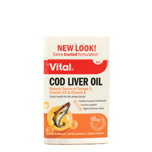 Vital Cod Liver Oil Caps 90