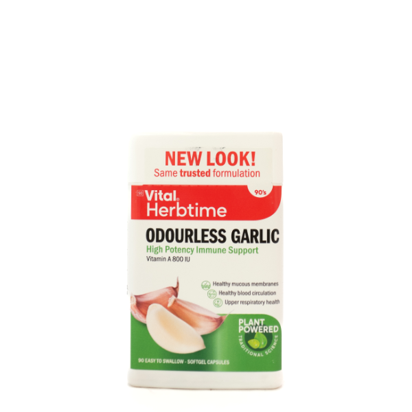 Vital Odour Garlic Caps 90