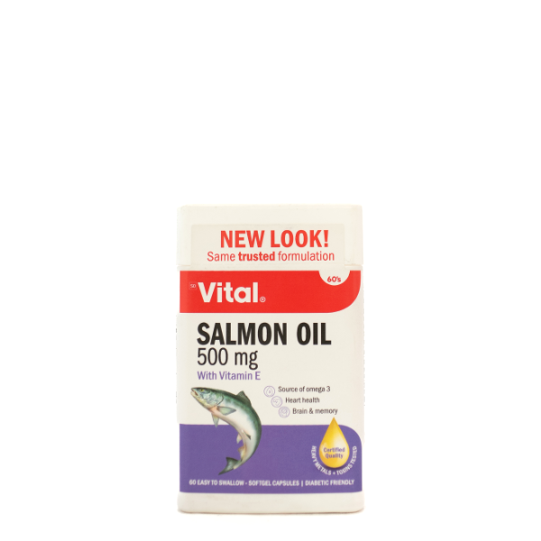 Vital Salmon Oil Caps 60