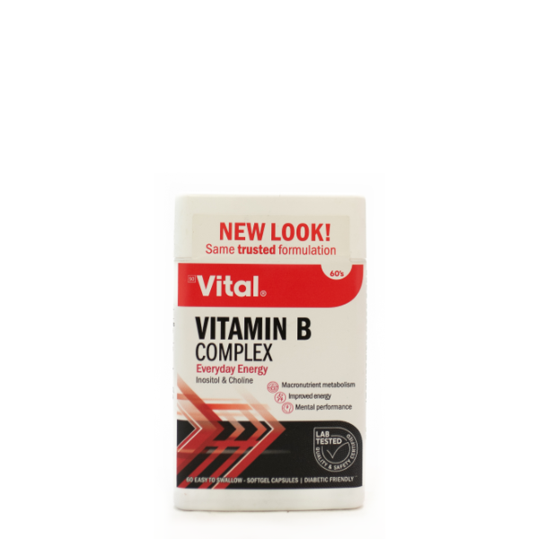Vital Vitamin B Complex Caps 60