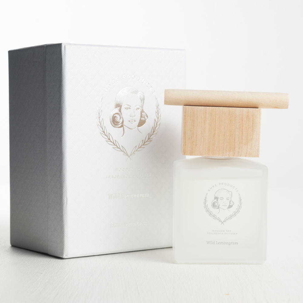 Anke Products - Wooden Top Diffuser - Wild Lemongrass (160ml)