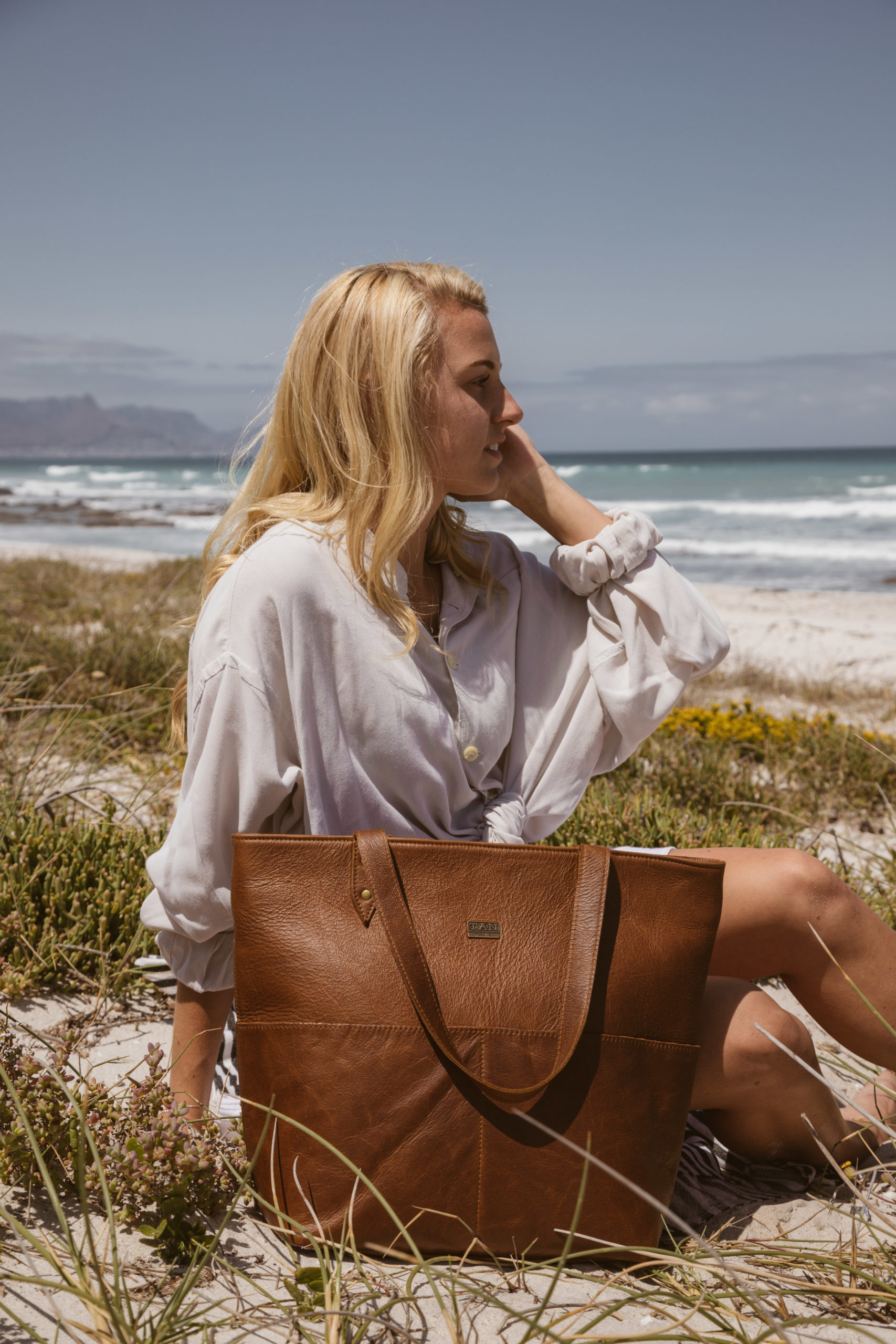 Tan Leather Goods - Emma Leather Handbag - Pecan