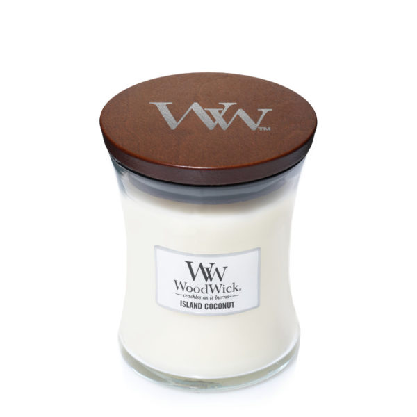 WoodWick Candle - Medium Jar - Island Coconut