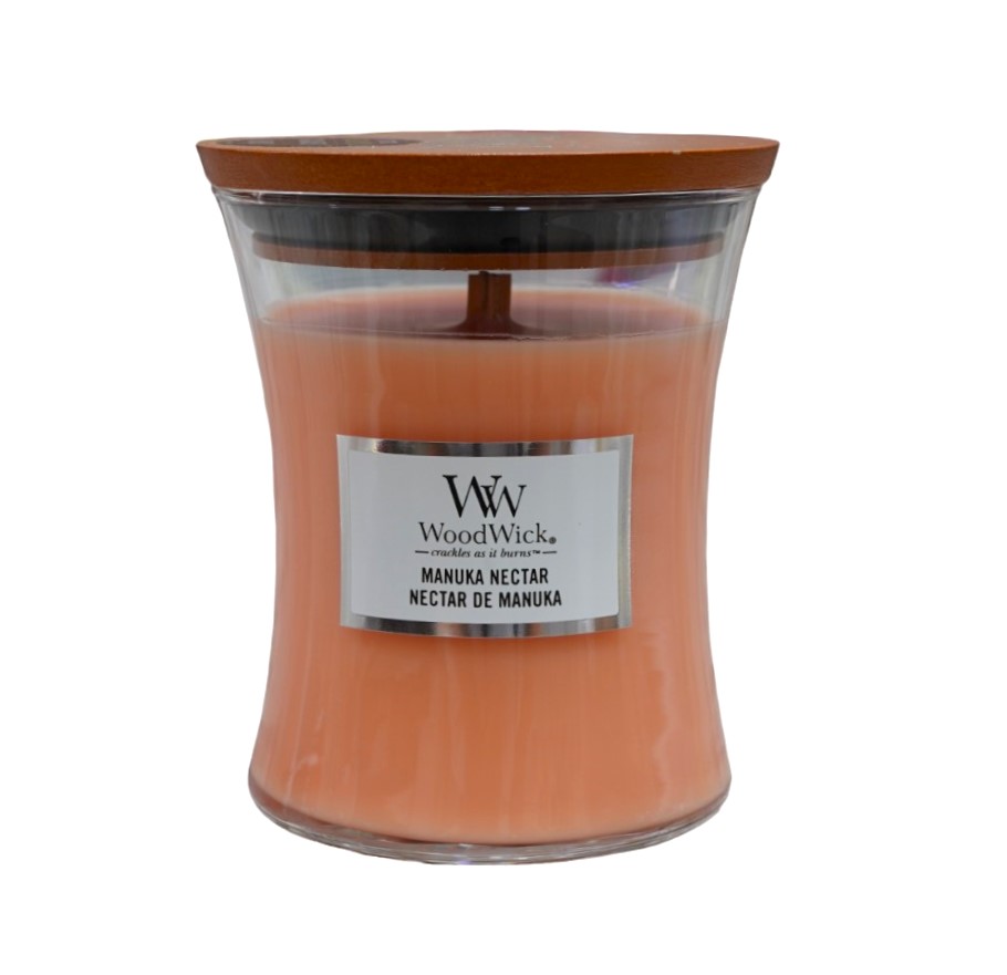WoodWick Candle - Medium Jar - Manuka Nectar