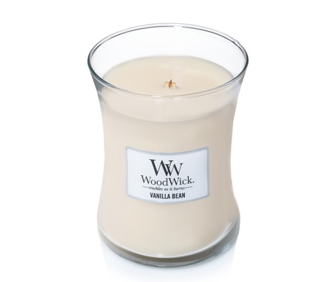 WoodWick Candle - Medium Jar - Vanilla Bean