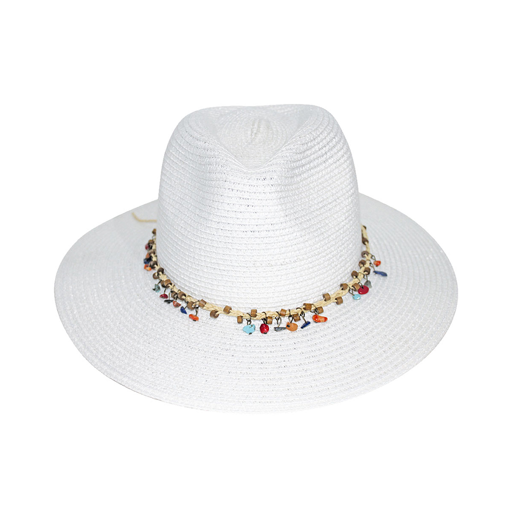 Headwear - Emily Fedora (White) - Image 2