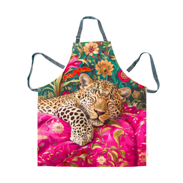 Apron - Animal Leopard Pink