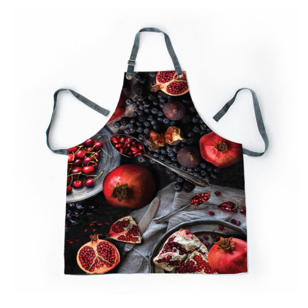 Apron - Berries & Pomegranates