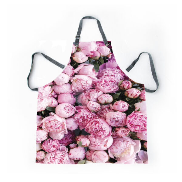 Apron - Pink Peonies