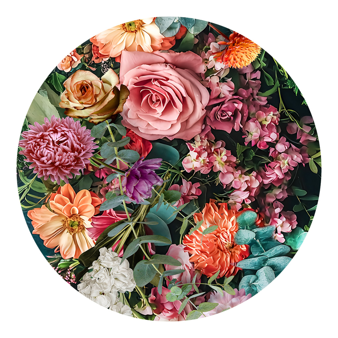 Bowl Cover Set of 3 - Luscious Blooms