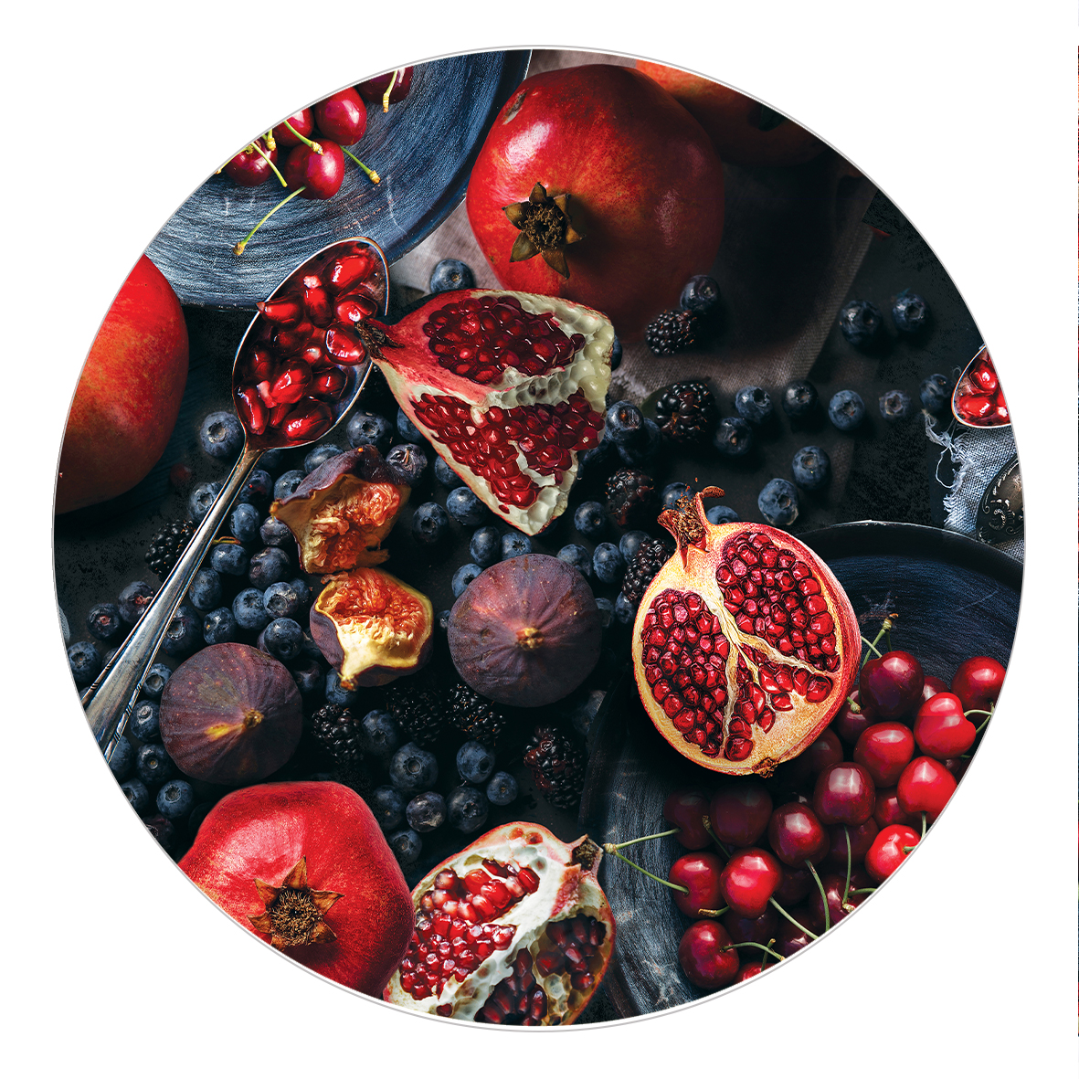 Bowl Cover Set of 3 - Pomegranate