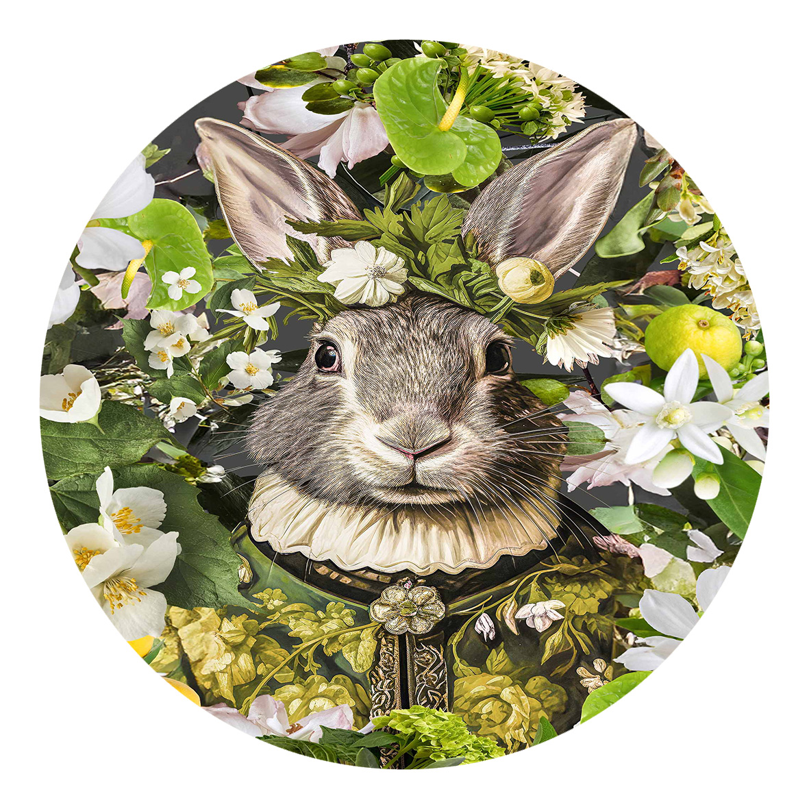 Bowl Cover Set of 3 - Rabbit Renaissance