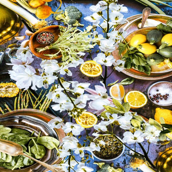 Food Net (100x150) - Harvest Blue