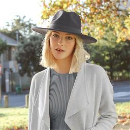 Headwear - Jamie Fedora (Charcoal)