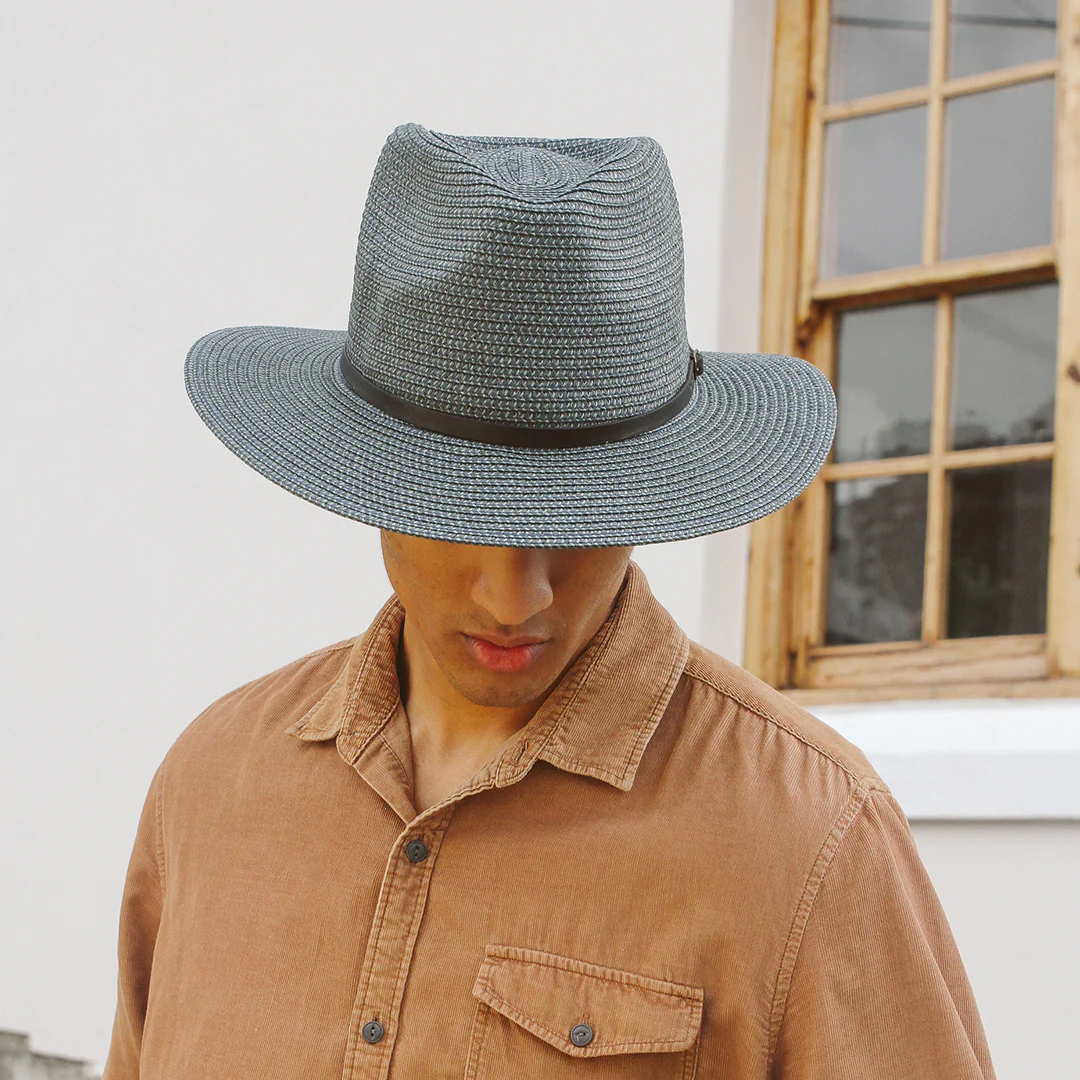 Headwear - Moore Fedora (Navy Combo)
