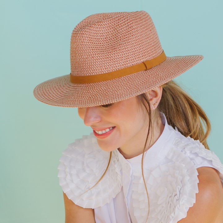 Headwear - Rainbow Reef Fedora (Brick)