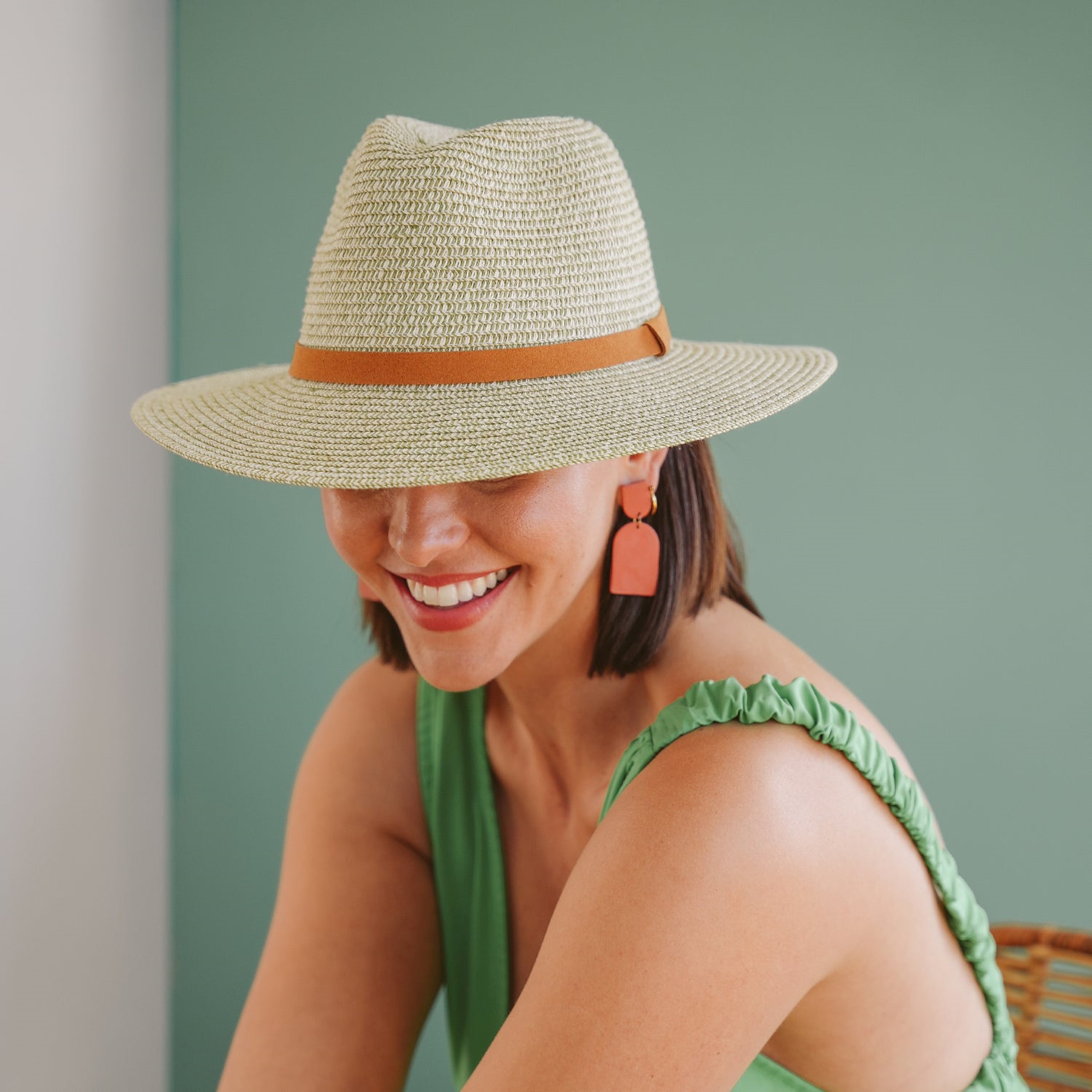 Headwear - Rainbow Reef Fedora (Olive)