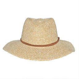 Headwear - Summer Fedora (Camel / White)