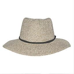 Headwear - Summer Fedora (Taupe / White)