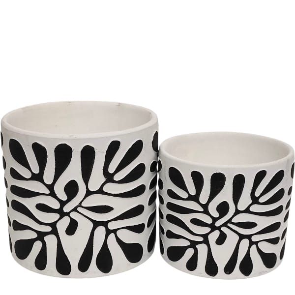 Planter Succulent Black (132407)