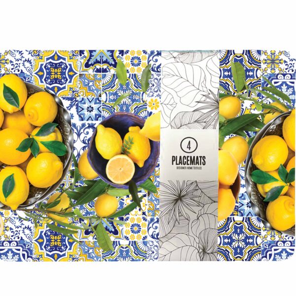 Placemat Set of 4 (Neoprene) - Santorini