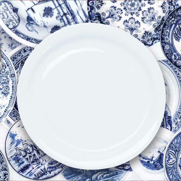Placemat Set of 6 (Reusable) - Blue Delft
