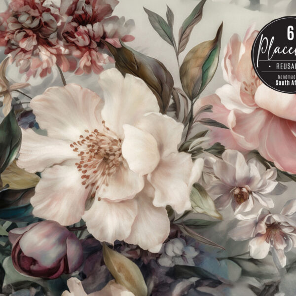 Placemat Set of 6 (Reusable) - Bon Fleur