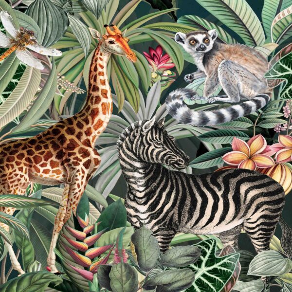 Placemat Set of 6 (Reusable) - Jungle 1