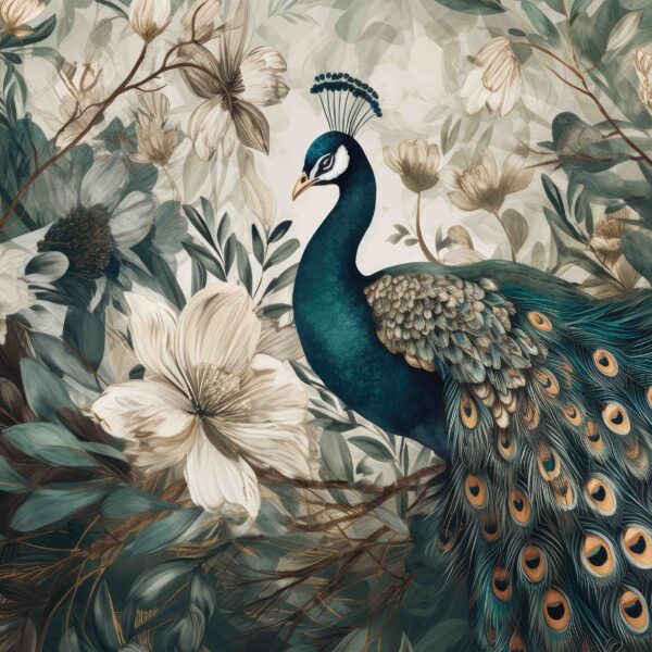 Placemat Set of 6 (Reusable) - Peacock Stone