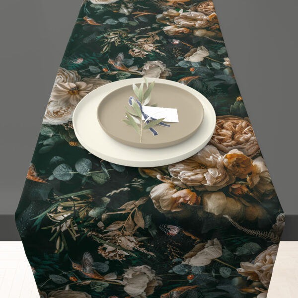 Table Runner (Mock Linen Extra Width) - Bloom Couture