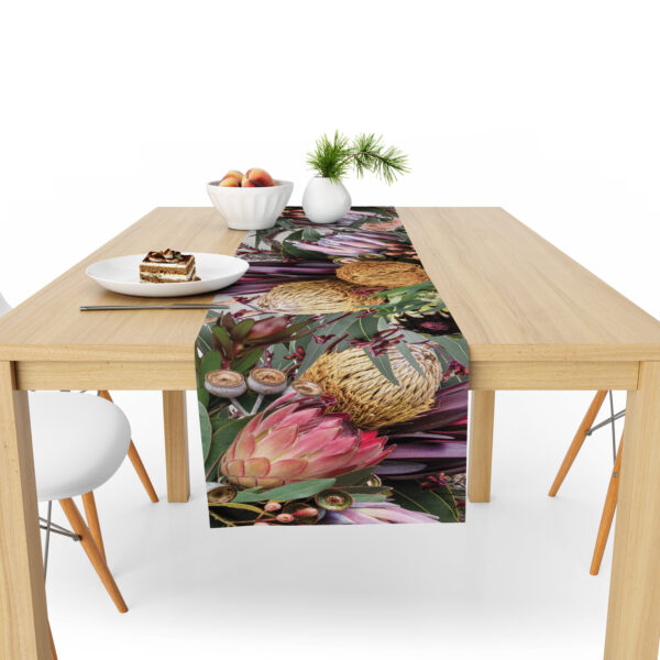 Table Runner (Mock Linen Extra Width) - Cape Wild Feast