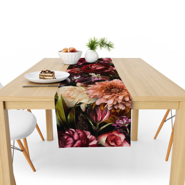 Table Runner (Mock Linen Extra Width) - Everblooming Story