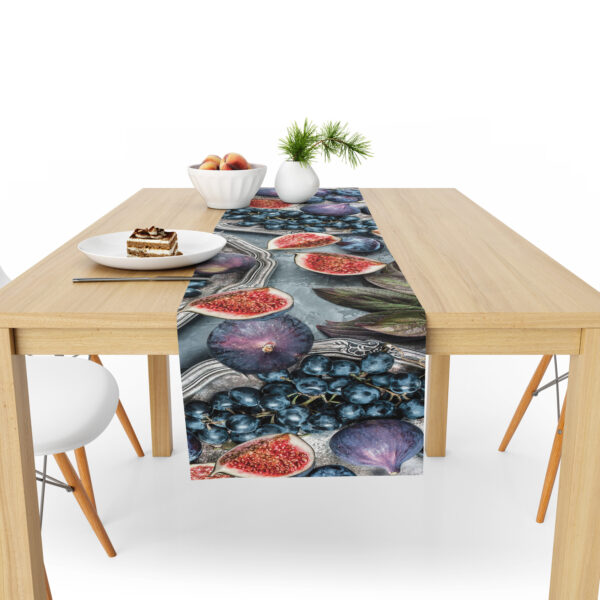 Table Runner (Mock Linen Extra Width) - Fig Spread
