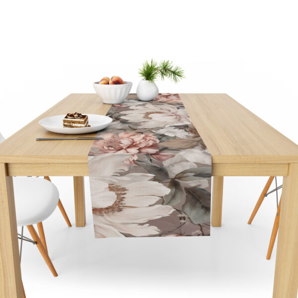 Table Runner (Mock Linen Extra Width) - Floral Couture
