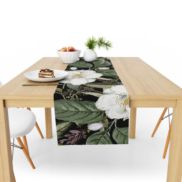 Table Runner (Mock Linen Extra Width) - Green House