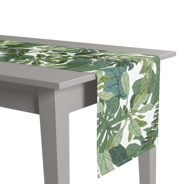 Table Runner (Mock Linen Extra Width) - Jungle Breeze