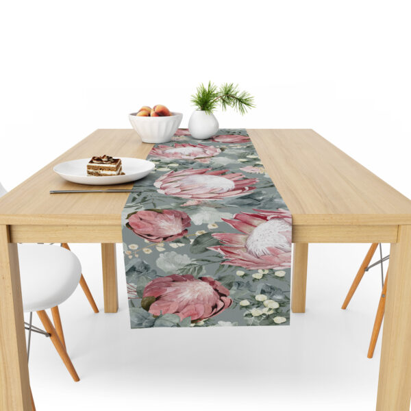 Table Runner (Mock Linen Extra Width) - Protea Meadow Green