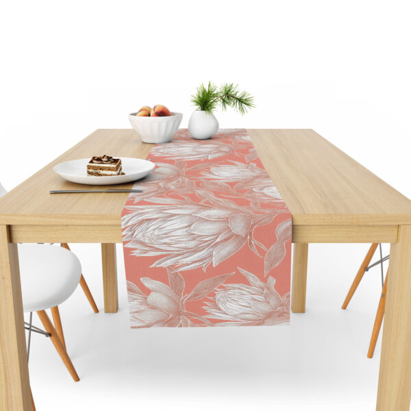 Table Runner (Mock Linen Extra Width) - Protea Peach