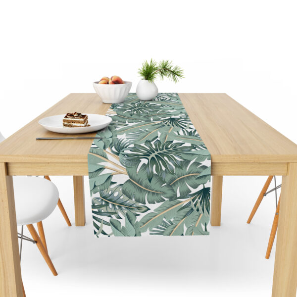 Table Runner (Mock Linen Extra Width) - Tropical Stone